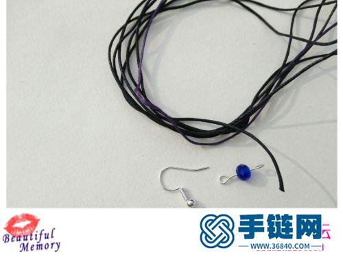 手編掛珠耳環