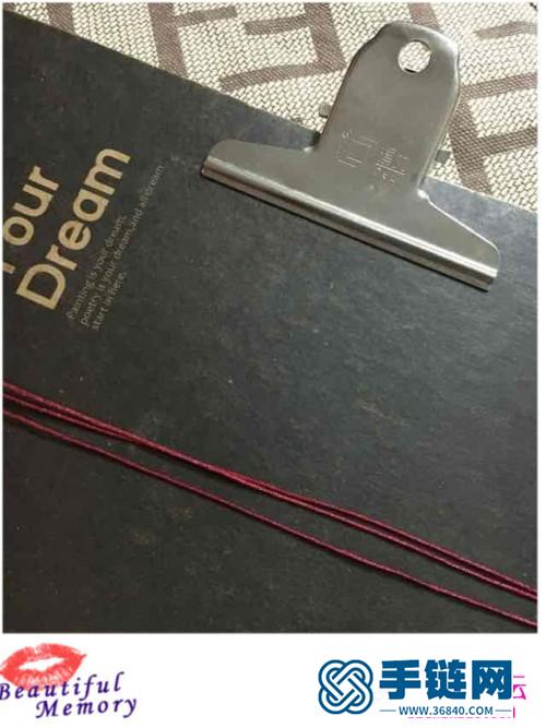玉線硨久磲串珠手鏈的詳細編織教程