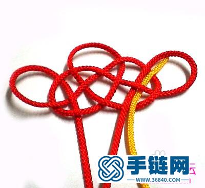 中國結(jié)編織制作的金錢結(jié)書簽教程