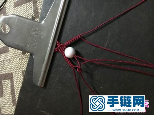 玉線硨久磲串珠手鏈的詳細編織教程