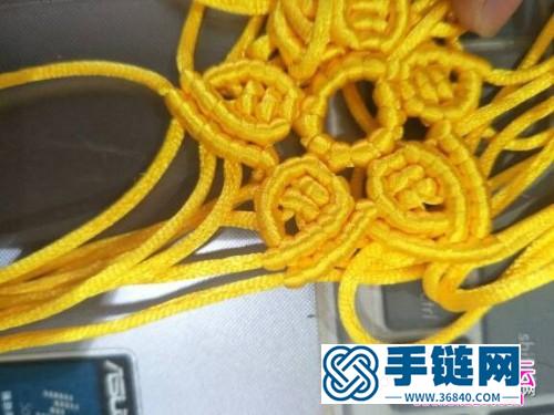 繩編六道輪回小掛飾的編織步驟圖