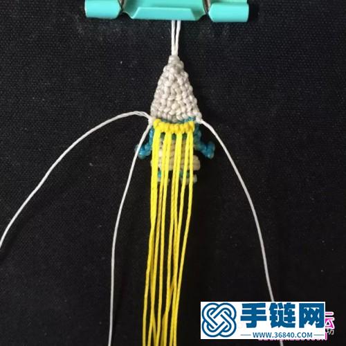 藍妹妹小矮人繩編掛飾的詳細制作方法