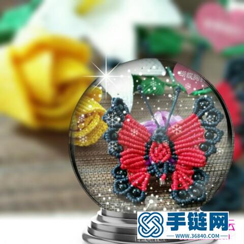 中國結蝴蝶胸針的編制方法步驟
