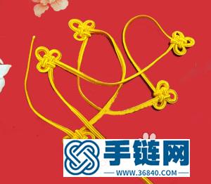 中國結編結制作的精美胸花圖解