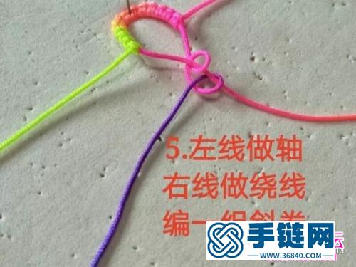 玉線心形手鏈的詳細制作圖解