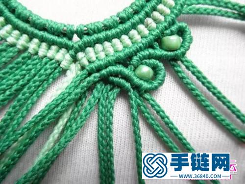 生機盎然的斜卷結耳飾的制作方法