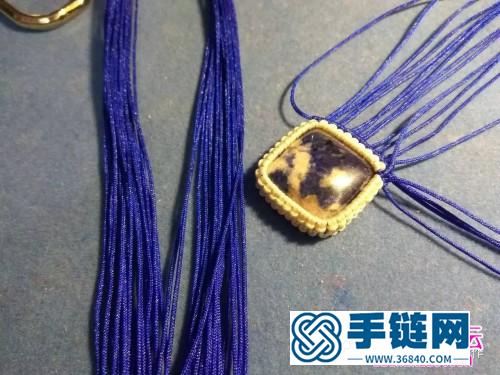 花營錦陣包石項鏈墜的制作