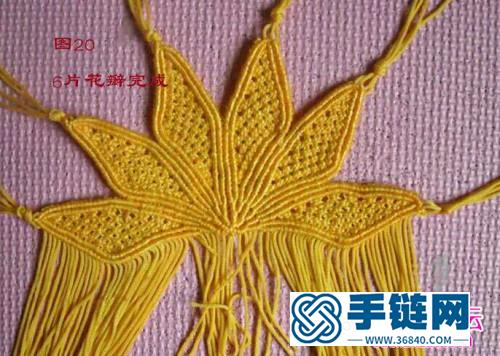 中國結制作的香水百合花教程