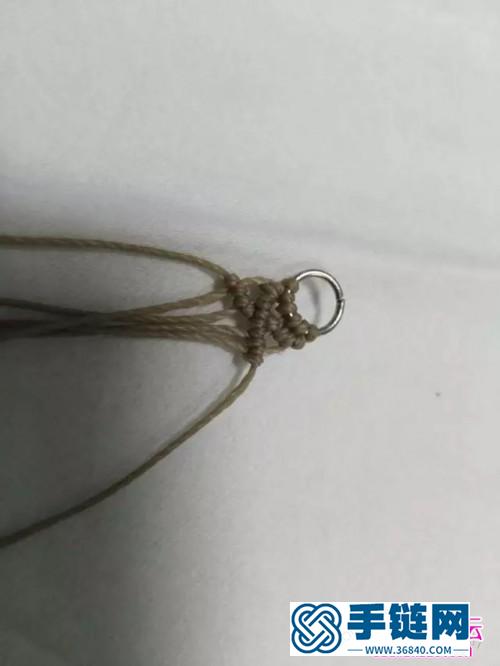 南美蠟線斜卷結(jié)耳環(huán)的詳細(xì)編制圖解