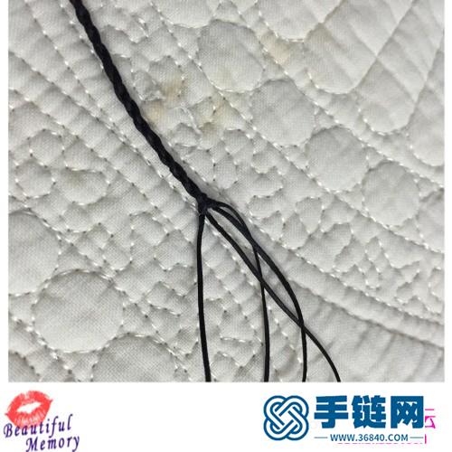 蠟線蝴蝶腳鏈的詳細制作教程