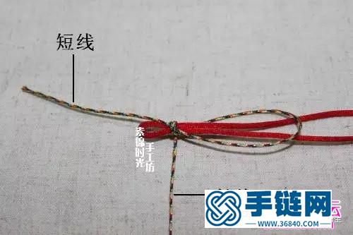 中國結編織制作鴻佑轉運珠手繩教程