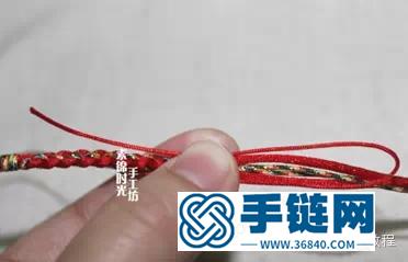 中國結編織制作鴻佑轉運珠手繩教程