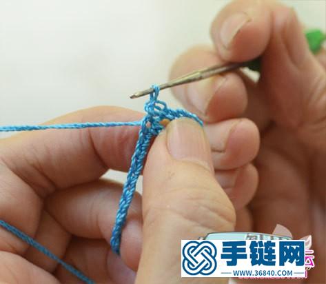 中國結紐扣結變身花苞手鏈的詳細制作教程