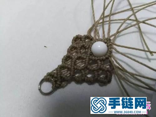 南美蠟線斜卷結(jié)耳環(huán)的詳細(xì)編制圖解