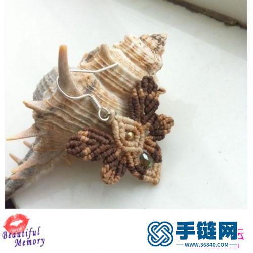 蠟線蝴蝶耳環的制作方法