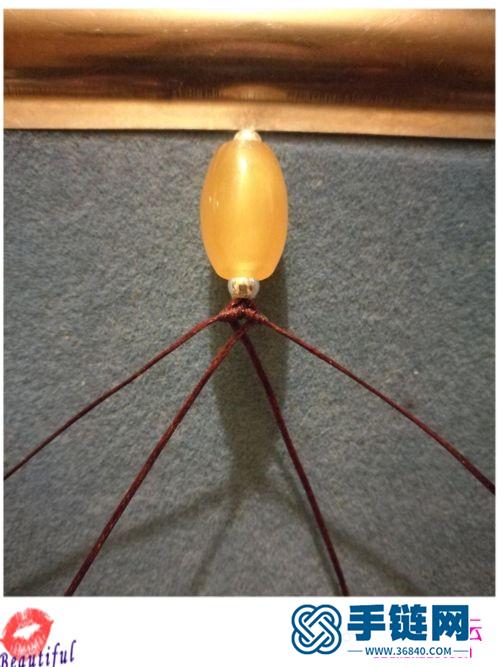 繩編玲瓏心手鏈的詳細制作教程