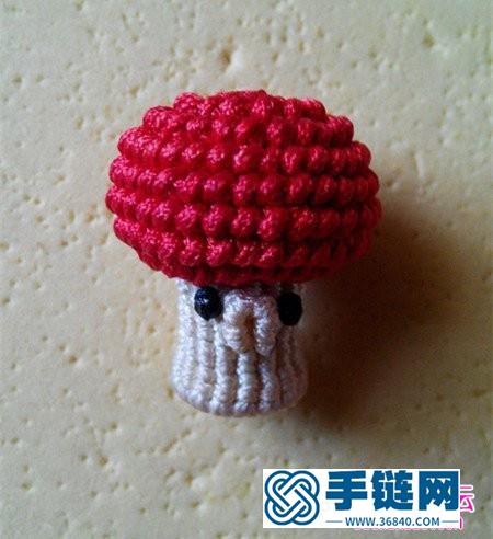 中國結編織制作的小噴菇教程