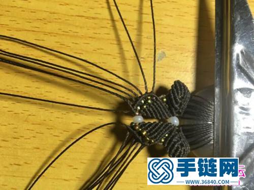 繩編春藤平安扣項鏈的詳細編織教程