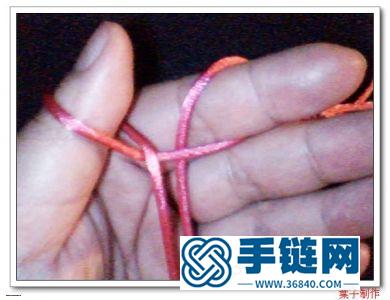 中國結編織花朵吊墜小掛件教程