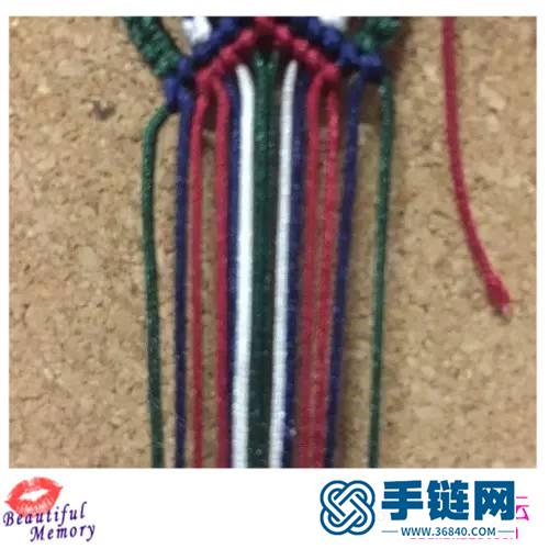 玉線菩提手鏈的詳細編織過程