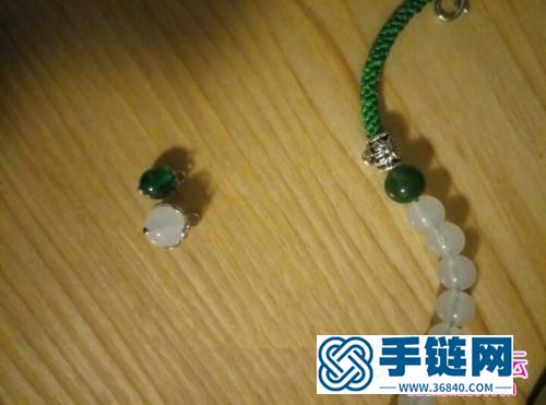 繩編串珠手鏈的制作方法