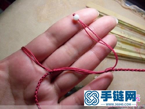 玉墜掛繩打結方法圖（詳細步驟）