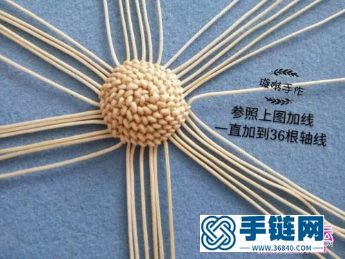 玉線繩編超級瑪麗教程的詳細制作步驟圖