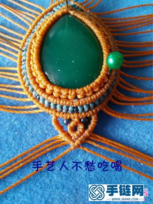 卷卷水滴項鏈墜的詳細制作教程
