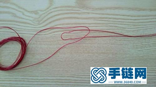 中國結編織銀珠手鏈的方法圖解