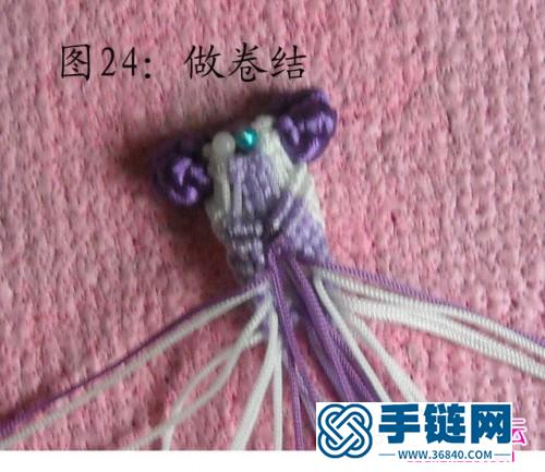 立體小金魚掛飾的編結過程