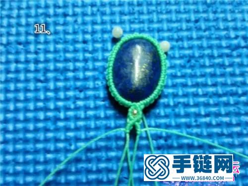 中國結編織魔仙吊墜的方法圖解（婉柔手作）