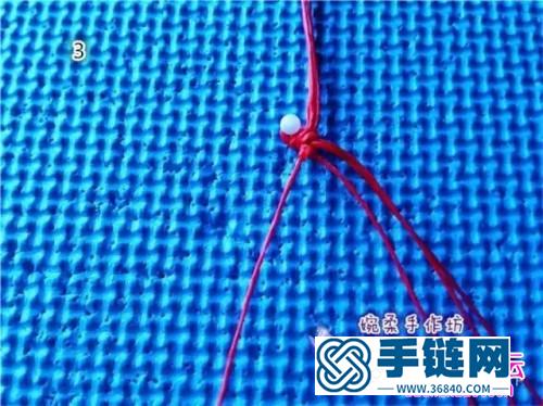 中國結(jié)編織同心結(jié)手繩方法圖解
