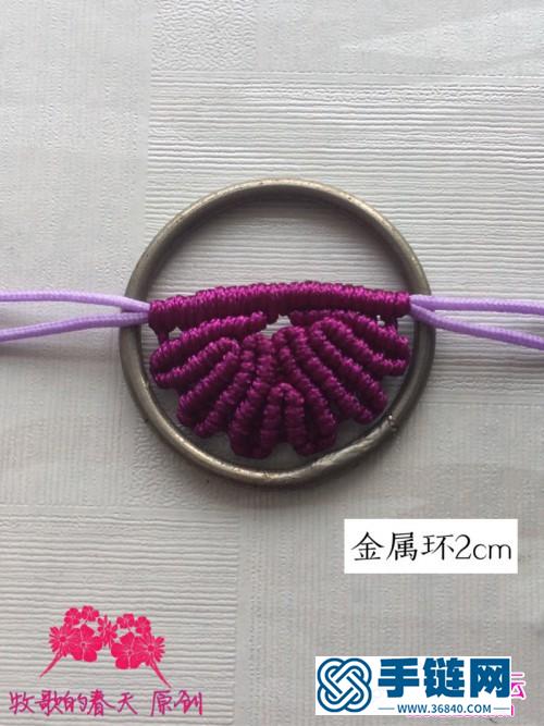 繩編疊扇掛飾的詳細(xì)制作教程