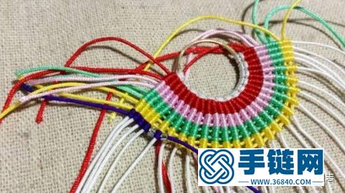 繩編異域民族風項鏈的制作方法