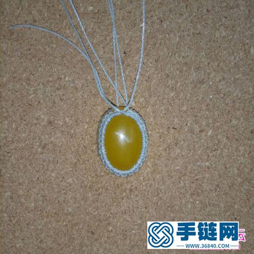 南美蠟線制作的飛翔之羽項鏈教程