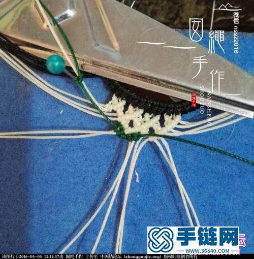 中國結(jié)編織葉輪吊墜教程