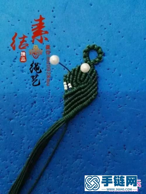 中國(guó)結(jié)編織樹(shù)葉手繩教程