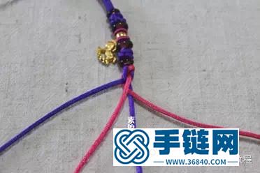 中國結編織四股辮的方法圖解