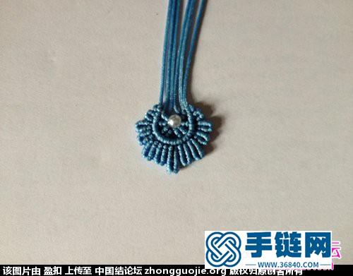 中國結編織斜卷結耳環(huán)方法圖解