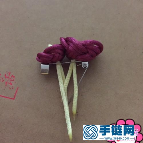 簡單小花胸針的制作方法