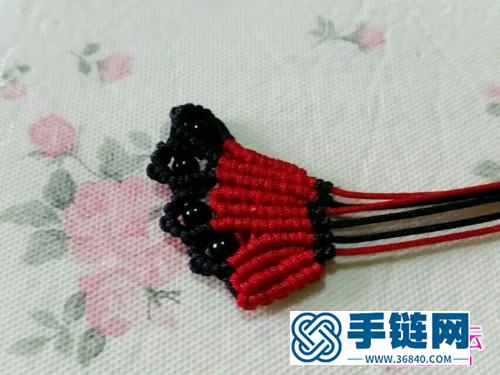 中國結蝴蝶胸針的編制方法步驟