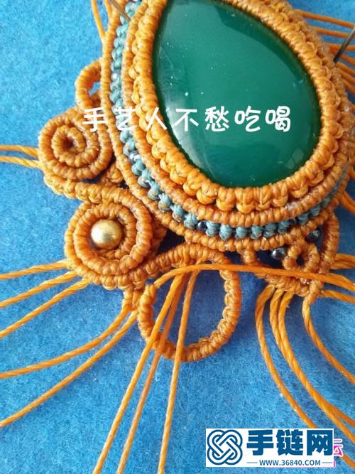 卷卷水滴項鏈墜的詳細制作教程