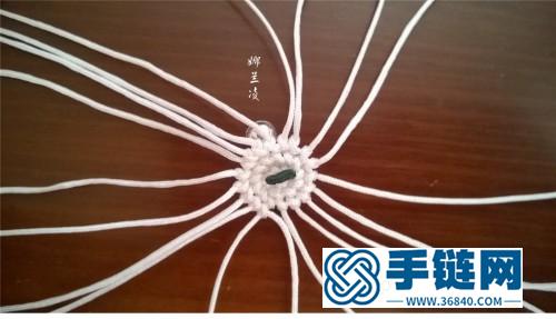 中國結制作鈴蘭花的方法圖片
