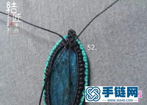 中國結(jié)編織包石小魚兒胸針教程（項鏈墜）