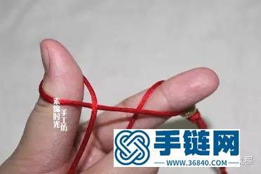 中國結編織制作鴻佑轉運珠手繩教程