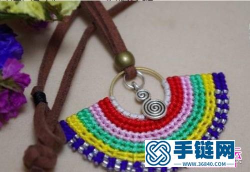 繩編異域民族風項鏈的制作方法