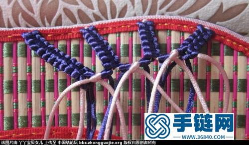 中國結編織滿天星拖鞋教程步驟
