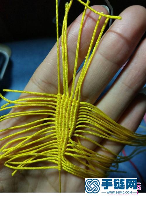 中國結銀杏樹葉的制作教程