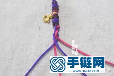 中國結編織四股辮的方法圖解