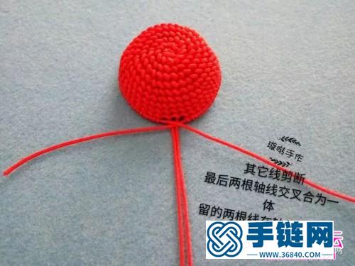 玉線繩編超級瑪麗教程的詳細制作步驟圖